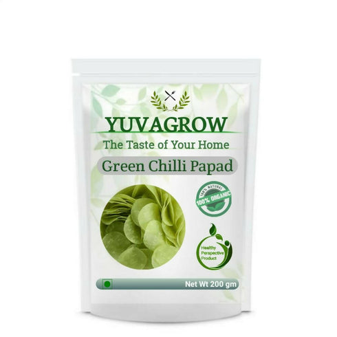 Yuvagrow Green Chilli Papad